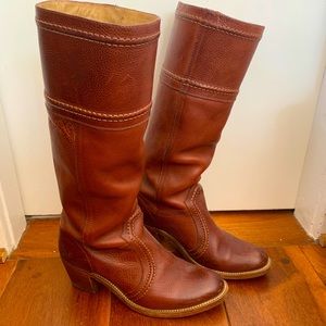 Frye Cognac Leather Riding boots